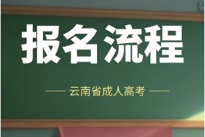 2024年云南昆明成人高考报考流程是什么？